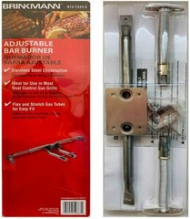 BRINKMANN Universal Adjustable Bar Burner for Dual Control Gas Grills 812-7233-S