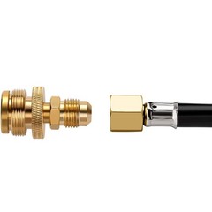 High Quality Brass Propane Adapter 3/8″ Male Flare for Turkey Fryers Smokers