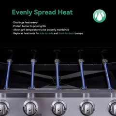 Grill Replacement Parts for Charbroil Performance 2 Burner 463625217 463625219 4
