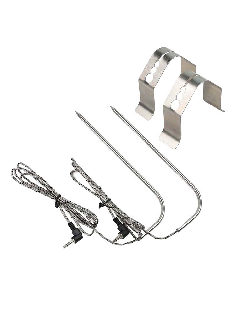 Safe and hygienic meat probes for Traeger Grills wood pellet oven 2 pack