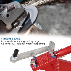 Adjustable 15°- 45°Lawn Mower Blade Sharpener – Ergonomic Home & Commercial S…