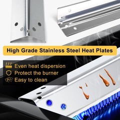 3-Burner Grill Replacement Kit for Expert Grill XG10-101-002-02 Burner Tubes