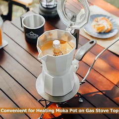 Heat Diffuser Plate,13cm Stainless Steel Gas Stove Diffuser Plate, Cooktop Heat