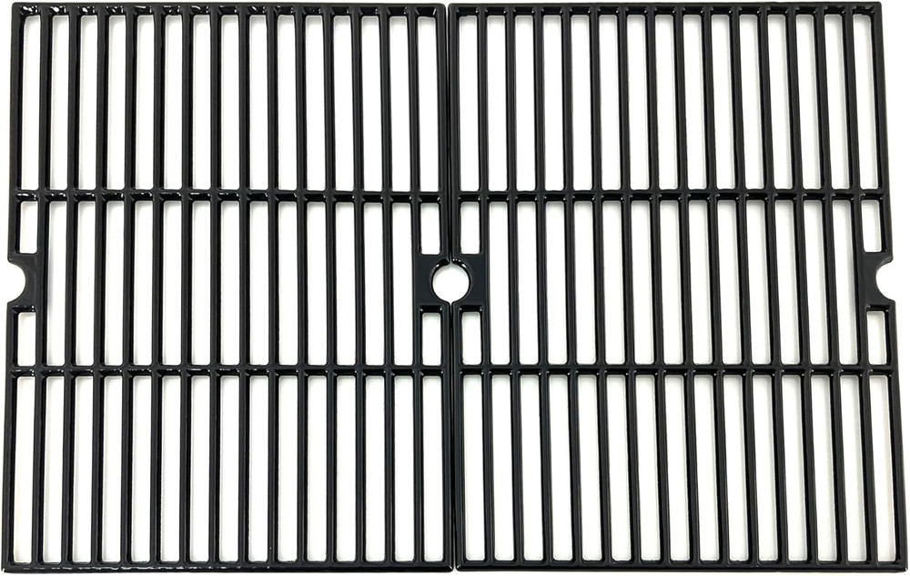Polished Porcelain Coated Cast Iron Cooking Grid Grates Replacement for Uniflame