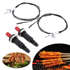 2pcs Universal Piezo Spark Ignition Cable Push Button Igniter For Gas BBQ Stove