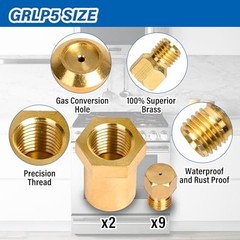 Natural Gas to Propane LP Conversion Kit – Compatible with Frigidaire Models