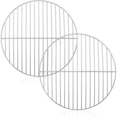 High Quality Round Grill Grate Replacement Cooking Rack Heavy Duty Iron Steel US