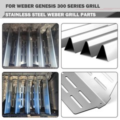 Replacement Parts for Genesis 300 Grill – Flavorizer Bars, Heat Deflector & Burn