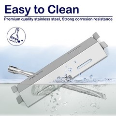 Gas Burner and Heat Plate Shield Stainless Steel Grill Parts for Members Mark…
