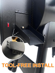 Pellet Smoker Magnetic Helper Chute: Effortless Pellet Collection, Accessories f