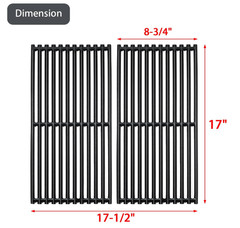 Pair of 17″ Grill Grates for Charbroil Commercial Infrared 463642316 2 Burner