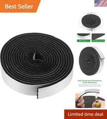Fire-Resistant BBQ Smoker Gasket 10FT – 1″ x 1/8″ Perfect Replacement Seal