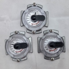 (3) Universal Large Glue On Propane Sr. Dial Gauge Home Horizontal Propane Tank