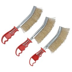 Brass Grill Brush for Efficient Weld Slag and Seam For Cleaning Pack of 3