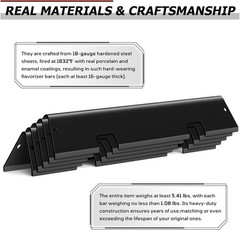 & 67046 Flavorizer Bars for Weber Spirit II E-310 310 300 Grill Parts, Spirit E/