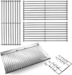 Fire Grate SZ3509 Stainless Steel Ash Pan Cooking Grates Chargriller 5050 5072