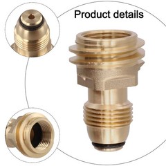 For Barbecues and Campers Convert POL LP Tanks Using This Regulator Kit