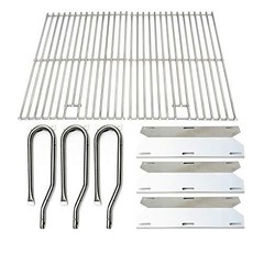 Gas Grill Parts Kit 3 Burner 15 13/16 x 4 3/8 Inch Stainless Steel Heat Plates