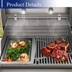 18.7″ Cast Iron Griddle Plate for Weber Genesis II & LX Grills – Replacement Ins