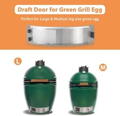 Draft Door Screen Kit for Large and Medium Big Grill Green Egg,Draft Door wit…