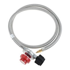 Gas Stove 10PSI High Pressure Propane Regulator 5FT Hose 1/8″ Male Connector