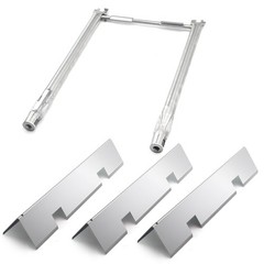 Spirit E-210 7635 Flavorizer Bars and 69785 Grill Burner for Weber Spirit I &…
