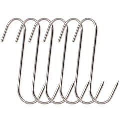 Meat Hooks S Hooks Stainless Steel Poultry Hook BBQ Grill Cooking Smoker Hook…