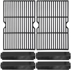 18 1/4″ Grill Grates and 16″ Heat Plates Replacement Kit for Charbroil 463244011