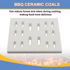 Ceramic Flame Tamer 8″ x 7 1/4″ for Bakers & Chefs, Turbo, Fiesta – 6 Pack