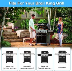 Grill Replacement Parts for Broil King 9221-64, Baron 440, Baron 420, 9221-54, R
