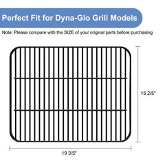Porcelain Coated Grill Grates for Dyna-Glo 3-Burner Models – 19.6” Steel Cooking