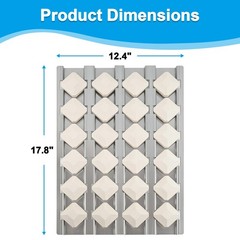 Heat Plate Flame Tamer Replacement for Alfresco ALX2-30 ALX2-42 silver