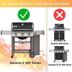 Onlyfire Stainless Steel Flavorizer Bars for Weber Genesis II 300 Series