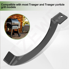 BCA002 Grill Lid Door Stop Arc Right Side & Lid Hinge Kit Compatible with Most