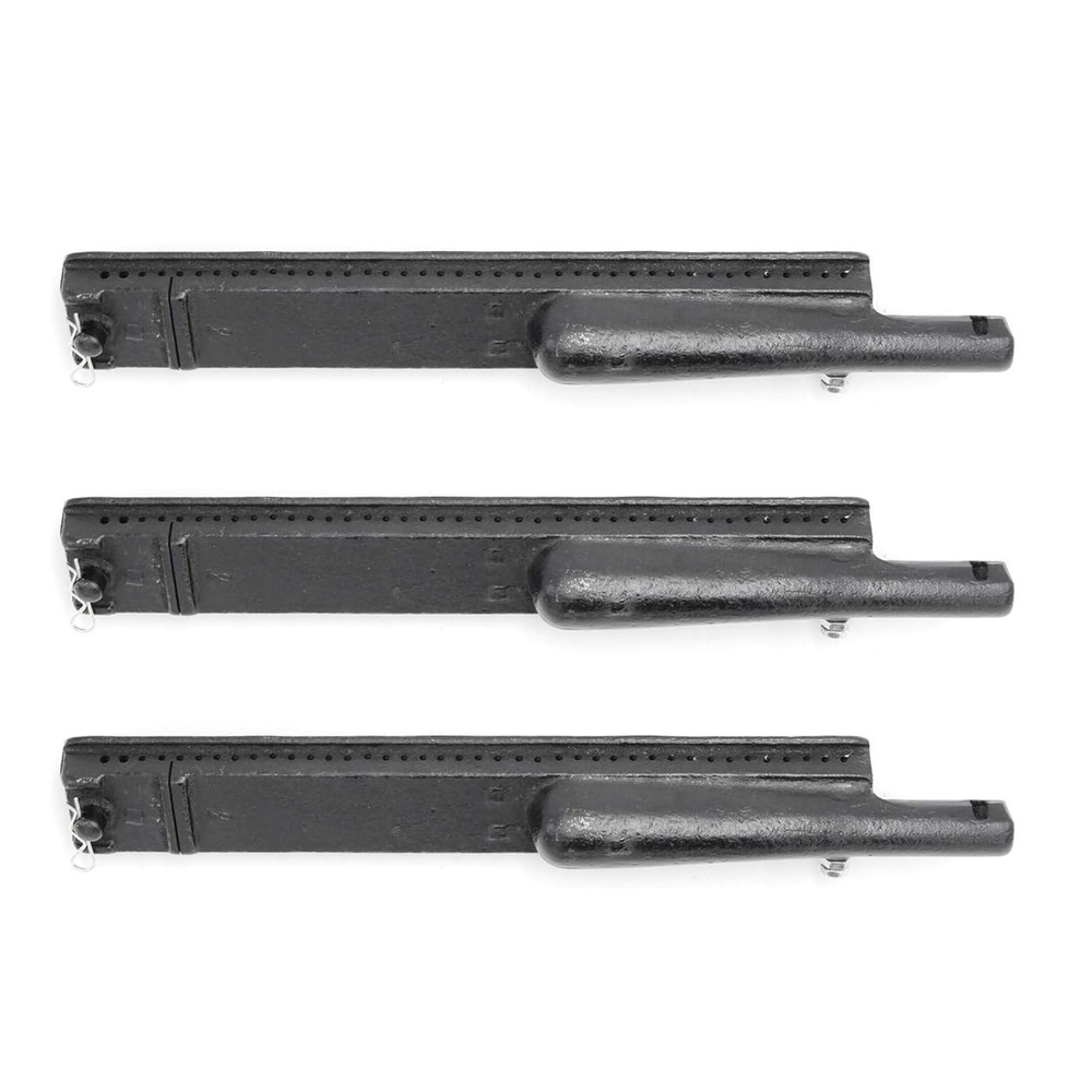 Hongso 13 3/4 Inch Cast Iron Burner Replacement Parts for Charbroil Front Ave…