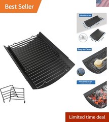 15.75″ – 27.56″ Adjustable Ash Pan Replacement for Chargriller 5050 1224 5072…