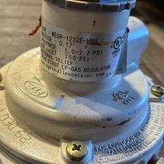 MEC MEGR-1232E-HBH Twin Stage Propane Regulator, FPOL X 1/2″ NPT