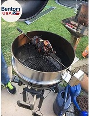 Universal Stainless Steel Grill Electric Rotisserie Motor 110 Volt 4 Watt On/Off