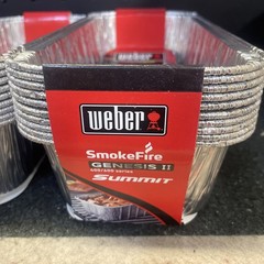Weber 6498 Drip Pans Pellet/Summit/Genesis 2 case of 40