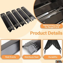 Grill Replacement Parts for Nexgrill 5 Burner 720-0888S, Grill Grate, Grill B…