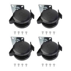 Replacement Locking Casters Set for Weber Grill Models 46110001 46810001