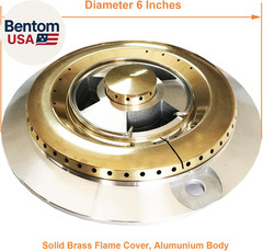 BBQ Grill Side Burner Head Replacement Parts for Single and Double Side Burner f