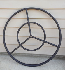 SouthWest 24 in. Round Fire Ring Burner (Black)