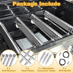 Burner Heat Plate Igniter For Charbroil Performance 4 Burner 463377319