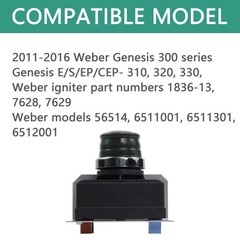 7628 7629 Grill Ignition Kit for Weber Genesis 310/320/330 (2011+) – Electronic