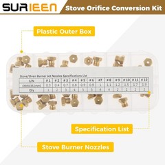 Natural Gas to Propane Orifice Conversion Kit with 36 Replacement Tips
