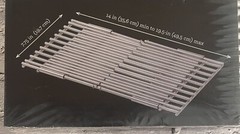 Char-Broil Universal Stainless Steel Grate Expandable Model 2455674 NEW SEALED