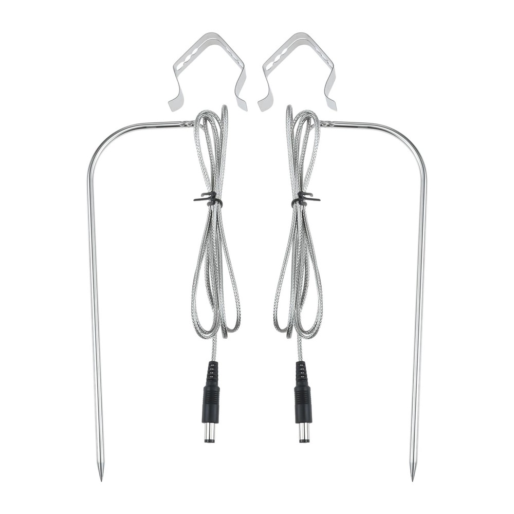 MOOTVGOO 2 Pack Temperature Meat Probe Replacement for Rec Probe, Silver