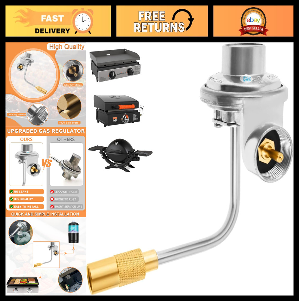 Griddle Regulator Replacement Parts for 17″ & 22″ Tabletop Griddles, Gas Grills