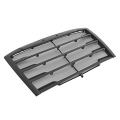Front Grille w/Mesh Compatible with 2018-2024 Freightliner Cascadia Matte